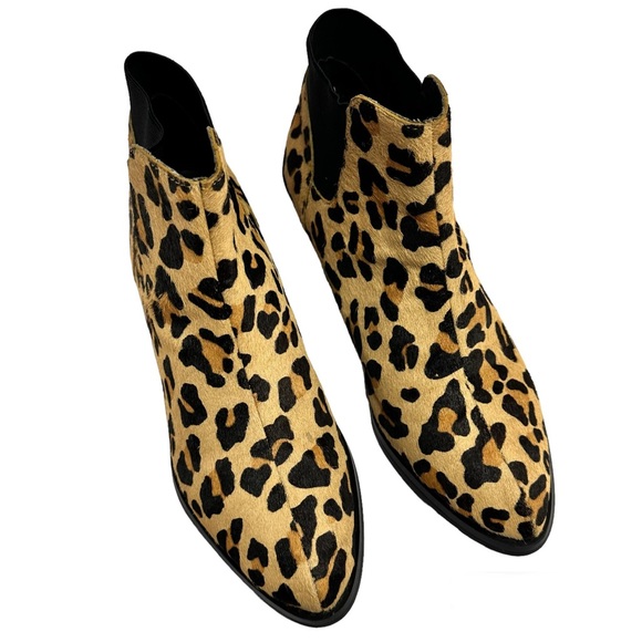 Steve Madden Womens Palace Leopard Print
Calf Hair Ankle Boots - Picture 5 of 14